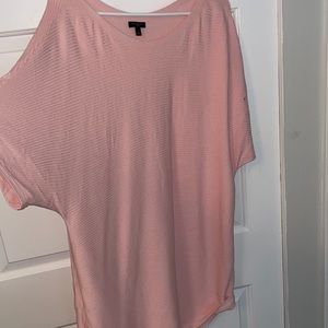 Talbots soft pink dolman sleeve sweater tunic